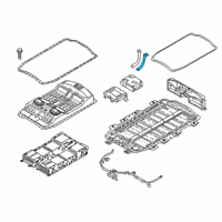 OEM 2019 Kia Soul EV Cable-Power, Positive Diagram - 37563E4000