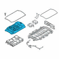 OEM 2017 Kia Soul EV Panel Assembly-Battery Pack Diagram - 37595E4000