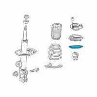 OEM 2019 Toyota Prius Upper Seat Diagram - 48157-47030