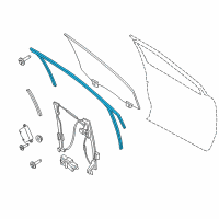 OEM Lincoln Nautilus Run Channel Diagram - FA1Z-5821597-C