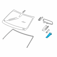 OEM 2021 GMC Sierra 2500 HD Mirror Cover Diagram - 84398371