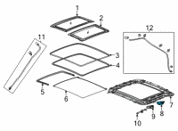 OEM Chevrolet Trailblazer Motor Diagram - 42562992