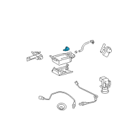 OEM 2002 Chevrolet Prizm Vent Control Solenoid Diagram - 88972634