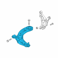 OEM 2020 Toyota Yaris Lower Control Arm Diagram - 48069-WB002