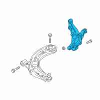 OEM 2016 Scion iA Knuckle Diagram - 43212-WB002