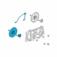 OEM 2012 Chevrolet Camaro Fan Motor Diagram - 92237365