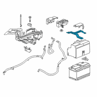 OEM 2019 Cadillac XT4 Hold Down Strap Diagram - 84402033