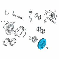 OEM Kia Stinger Disc Assembly-Rear Brake Diagram - 58411J5500