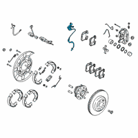 OEM 2021 Kia Stinger Sensor Assembly-Abs Rear Diagram - 59910J5110