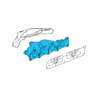 OEM 2011 Buick LaCrosse Exhaust Manifold Diagram - 12608747
