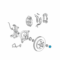 OEM 2007 Ford F-150 Hub & Rotor Retainer Diagram - 6L3Z-3C294-AA