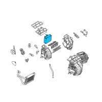 OEM 2006 Kia Sportage EVAPORATOR Assembly Diagram - 971391F200