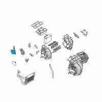 OEM 2009 Hyundai Tucson Mode Actuator Diagram - 97154-2E200