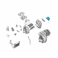 OEM 2009 Kia Sportage Mix Actuator Assembly Diagram - 971592E200