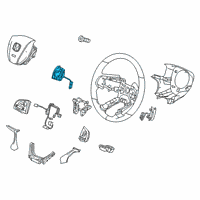 OEM 2022 Honda Pilot Switch Assy., L. Paddle Shift *NH900L* (DEEP BLACK) Diagram - 78565-THR-A01ZA