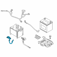 OEM 2014 Hyundai Elantra Coupe Wiring Assembly-Transmission Ground Diagram - 91865-3X020