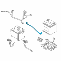 OEM 2013 Hyundai Elantra Coupe Wiring Assembly-Engine Ground Diagram - 91861-3Y010