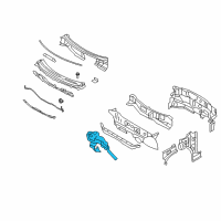 OEM Nissan Rogue Select INSULATOR-Dash Lower, Front Diagram - 67810-3UF0B