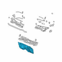 OEM 2005 Honda Accord Dashboard (Lower) Diagram - 61500-SDA-A00ZZ