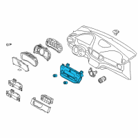 OEM 2017 Hyundai Ioniq Heater Control Assembly Diagram - 97250-G2070-WMP