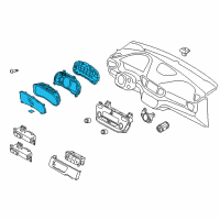 OEM 2018 Hyundai Ioniq Cluster Assembly-Instrument Diagram - 94013-G2650