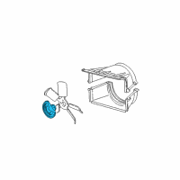 OEM 1999 Chevrolet C2500 Clutch Asm, Fan Blade Diagram - 22149834