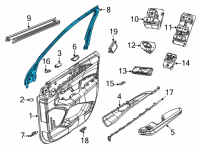 OEM 2021 Jeep Grand Cherokee L DOOR WINDOW OPENING Diagram - 6PU94TX7AB