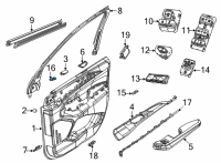 OEM Jeep Grand Cherokee L MAP POCKET Diagram - 68379077AB