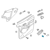 OEM 2018 Ford Escape Lock Switch Diagram - F1EZ-14028-B