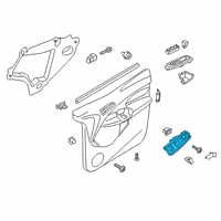 OEM 2022 Ford Transit Connect Handle, Inside Diagram - KT1Z-6122600-B