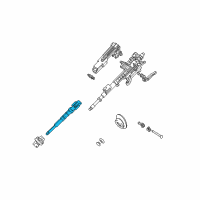 OEM 2004 BMW 330i Steering Shaft Diagram - 32-30-6-764-009