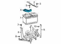 OEM GMC Hold Down Clamp Diagram - 84622991