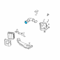 OEM 1993 Dodge Stealth RETAINER-Air Cleaner Diagram - MF661137