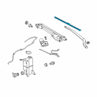OEM 2012 Toyota Sequoia Front Blade Diagram - 85222-0C030