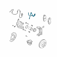 OEM 2006 Nissan 350Z Hose Assembly-Brake Front Diagram - 46210-CF60A