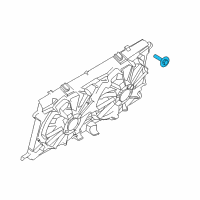 OEM 2017 Ford F-150 Fan Assembly Diagram - HL3Z-8C607-A