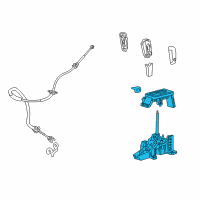 OEM 2017 Lincoln Navigator Shifter Diagram - FL7Z-7210-CA