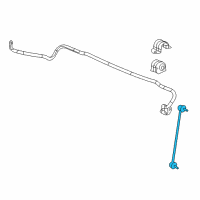 OEM 2015 Honda Civic Link, Right Front Stabilizer Diagram - 51320-TR0-A01