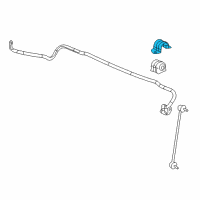 OEM 2014 Honda Civic Bracket, Stabilizer Hold Diagram - 51308-TR0-A00