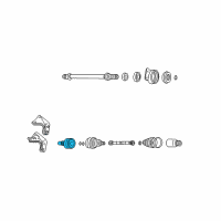 OEM 2010 Mercury Mariner Inner Joint Assembly Diagram - AL8Z-3B414-B