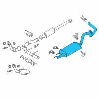 OEM 2016 Ford F-150 Muffler Diagram - GL3Z-5230-A