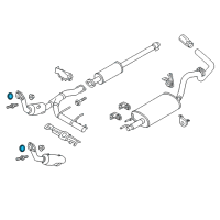 OEM Ford Catalytic Converter Gasket Diagram - FL3Z-5C226-A