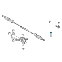 OEM Toyota Tacoma Gear Assembly Mount Bolt Diagram - 90119-A0137
