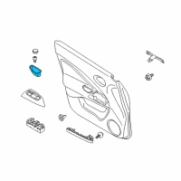 OEM 2015 Nissan Juke HNLDE Pull Front RH Diagram - 80950-1KA0A
