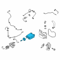 OEM 2013 Ford C-Max Vapor Canister Diagram - FV6Z-9D653-G