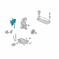 OEM Honda Pump Assembly, Oil Diagram - 15100-PWA-003