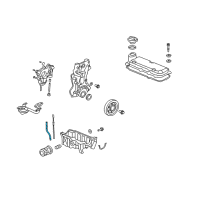 OEM 2007 Honda Fit Pipe, Oil Level Diagram - 15200-PWA-000