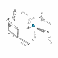 OEM Toyota Sienna Water Inlet Diagram - 16321-20020