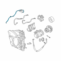 OEM Chrysler Concorde Line-A/C Liquid Diagram - 5003979AA