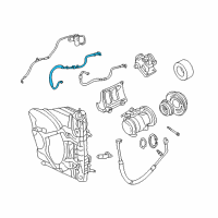 OEM 2001 Chrysler Concorde Line-A/C Suction Diagram - 4698751AB